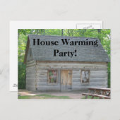 家の暖まるパーティー! インビテーションポストカード (正面/裏面)