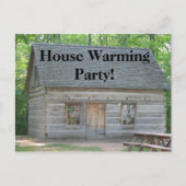 家の暖まるパーティー! インビテーションポストカード (正面)