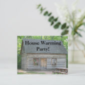 家の暖まるパーティー! インビテーションポストカード (スタンド正面)