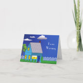 家の暖まる招待状 招待状 (正面)