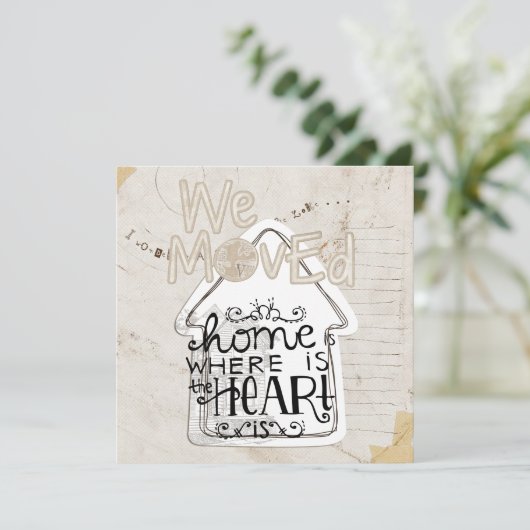 家の暖まる招待 招待状 (スタンド正面)