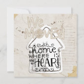 家の暖まる招待 招待状 (正面)