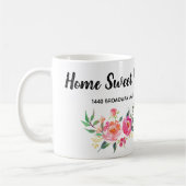 家の暖まる現在 コーヒーマグカップ (左)