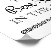 家の最高のバスルームポスターの座席 ポスター (角)