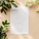 家の植物、鉢植えメモ帳を並べた ノートパッド<br><div class="desc">家の植物、鉢植え植物の並びメモ帳の均等に並んだノート紙の一致する色。</div>