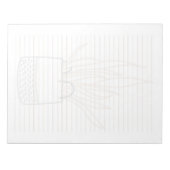 家の植物、鉢植えメモ帳を並べた ノートパッド (正面)