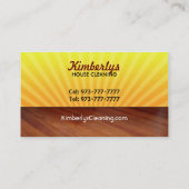 家の洗剤の名刺 名刺 (裏面)