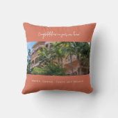 家の温暖写真名terracotdusto brown クッション (裏面)