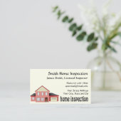 家の点検検査官の名刺 名刺 (スタンド正面)
