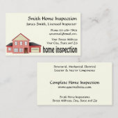 家の点検検査官の名刺 名刺 (正面/裏面)