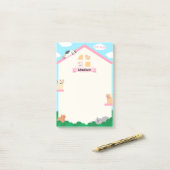 家の猫 ポストイット (デスク上)