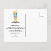 家の甘いアパートの移動郵便はがき インビテーションポストカード (裏面)