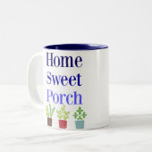 家の甘いポーチのツートーンコーヒー・マグ ツートーンマグカップ (正面左)