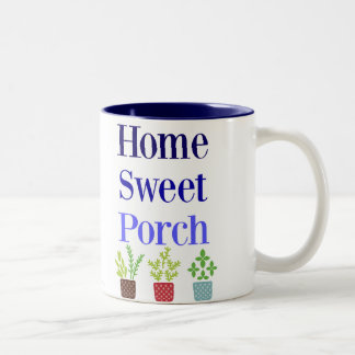 家の甘いポーチのツートーンコーヒー・マグ ツートーンマグカップ