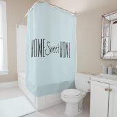 家の甘い家のタイポグラフィのシャワー・カーテン シャワーカーテン (インサイチュ)