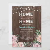 家の甘い家の引っ越し祝いパーティーのパーティの招待状 招待状 (正面)