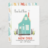 家の甘い家の新しい住所発表 案内状 (正面/裏面)