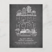 家の甘い家の水気が多い移動発表 案内ポストカード (正面)