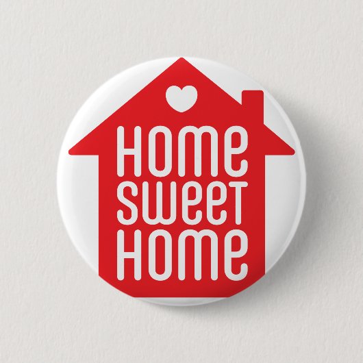 家の甘い家の♥ 缶バッジ (正面)