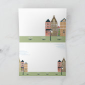 家の甘い家は挨拶状感謝していしています サンキューカード (内部)