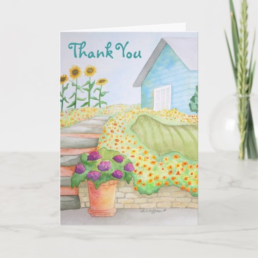 家の甘い家カード サンキューカード (正面)