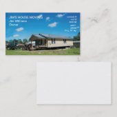家の移動側面 名刺 (正面/裏面)