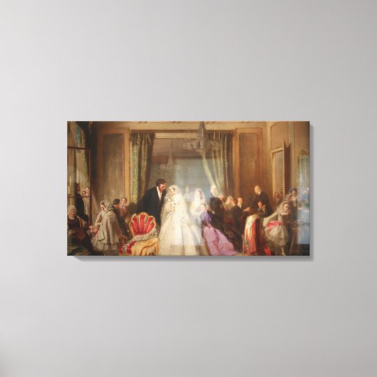 家の移結婚した変(生結婚活) キャンバスプリント (正面)