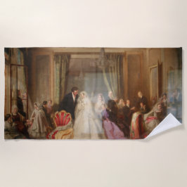 家の移結婚した変(生結婚活) ビーチタオル