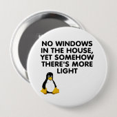 家の窓無し… 缶バッジ (正面&裏面)