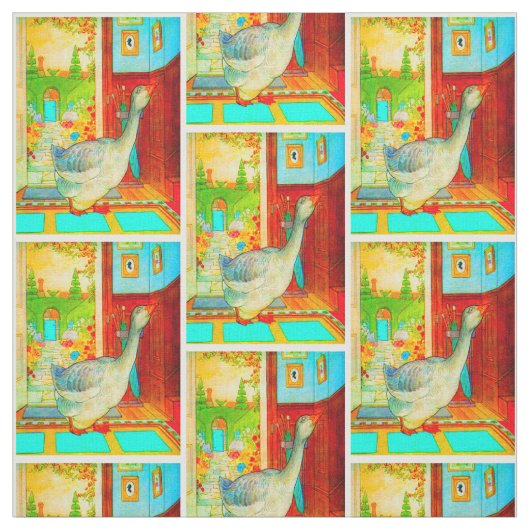 家の童謡のマザー・グース ファブリック (見本)