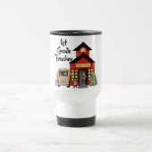 家の第1等級の先生のTシャツおよびギフトに教育して下さい トラベルマグ (中央)