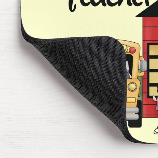 家の第4等級の先生のTシャツおよびギフトに教育して下さい マウスパッド (コーナー)