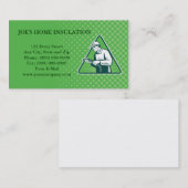 家の絶縁材の技術者の名刺 名刺 (正面/裏面)