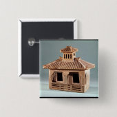 家の葬式のモデル、漢 缶バッジ (正面&裏面)