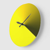 家の装飾のための円形の黄色い柱時計 ラージ壁時計 (傾斜)