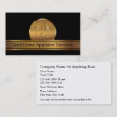 家の評価の点検名刺 名刺 (正面/裏面)