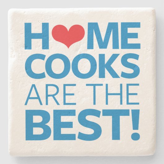 家の調理師はベストです ストーンコースター (正面)