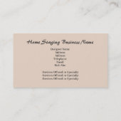 家の足場の名刺 名刺 (裏面)