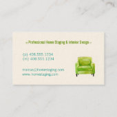 家の足場の名刺-横の-緑 名刺 (裏面)