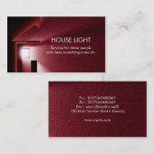 家の軽い電気エネルギー名刺 名刺 (正面/裏面)