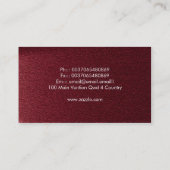 家の軽い電気エネルギー名刺 名刺 (裏面)