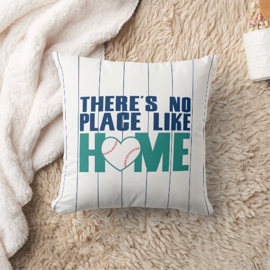 家の野球のハートの枕のような場所がありません クッション (ブランケット)