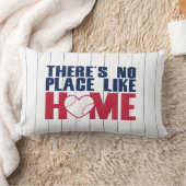 家の野球のハートの枕のような場所がありません ランバークッション (ブランケット)