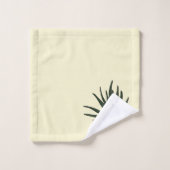 家の鉢植えな植物の落書きの芸術 バスタオルセット (ウォッシュタオル)