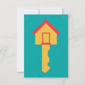 家の鍵 招待状 (正面)