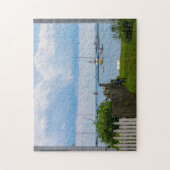 家の間に ジグソーパズル (縦)