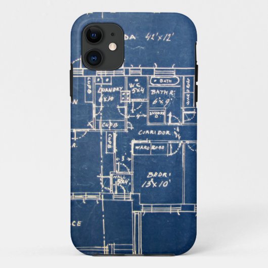 家の青写真 Case-Mate iPhoneケース (裏面)
