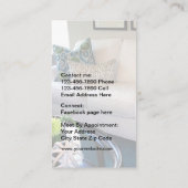 家の飾り、上演 名刺 (裏面)