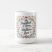 家の鼓動は母の愛 コーヒーマグカップ (中央)