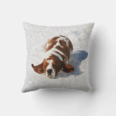 "家の"枕w/Bassetのような場所がありません クッション (裏面)